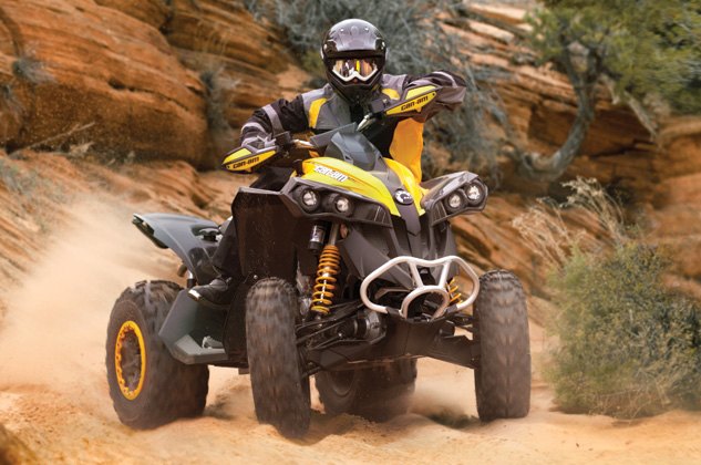 2014 can am renegade 1000 vs polaris scrambler 1000 specs shootout, 2014 Can Am Renegade 1000 X xc