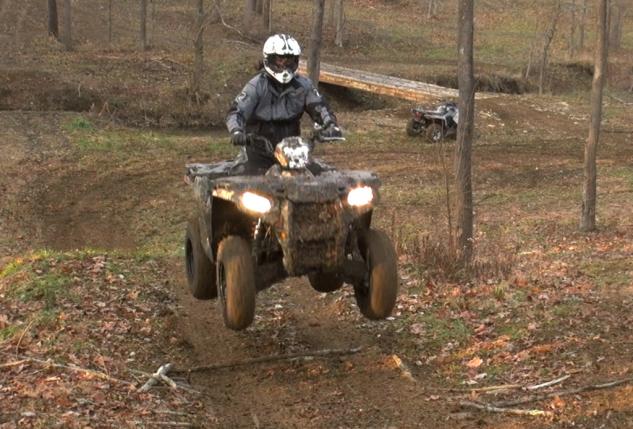 2015 polaris sportsman 570 eps vs can am outlander l 500 dps, 2015 Polaris Sportsman 570 Action Jump