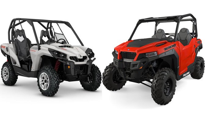 2016 Polaris General 1000 EPS vs. Can-Am Commander 1000 DPS