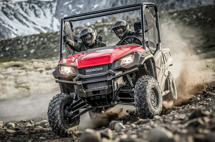 2017 polaris ranger xp 1000 vs can am defender 1000 vs honda pioneer 1000, Honda Pioneer 1000 Action