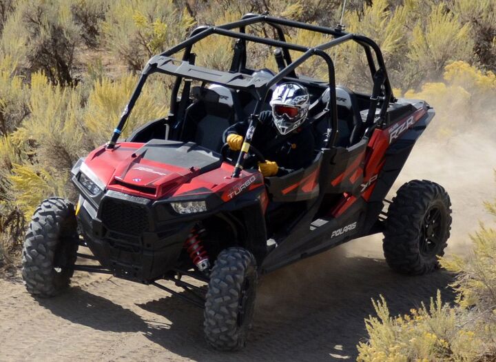 multi passenger turbo utv shootout, 2016 Polaris RZR XP 4 Turbo Action Left