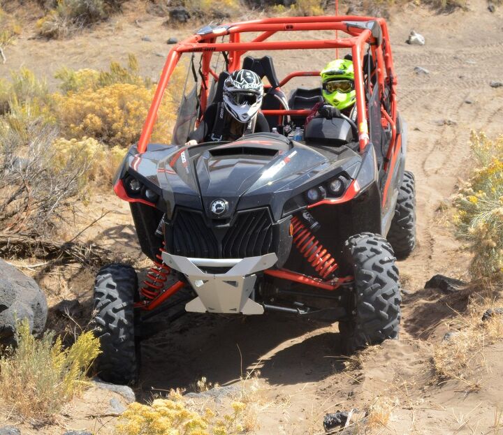 multi passenger turbo utv shootout, 2016 Can Am Maverick MAX Turbo Action Front