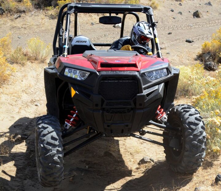 multi passenger turbo utv shootout, 2016 Polaris RZR XP 4 Rock Crawling