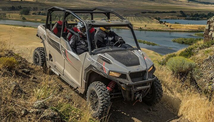2017 polaris general 4 vs can am commander max xt by the numbers, 2017 Polaris General 4 Action
