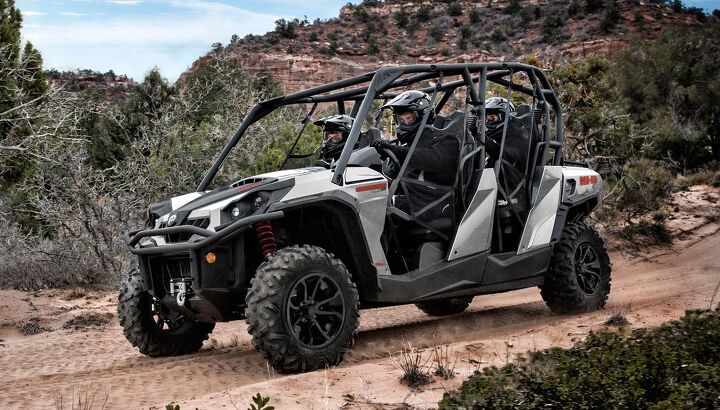 2017 polaris general 4 vs can am commander max xt by the numbers, 2017 Can Am Commander MAX XT Action