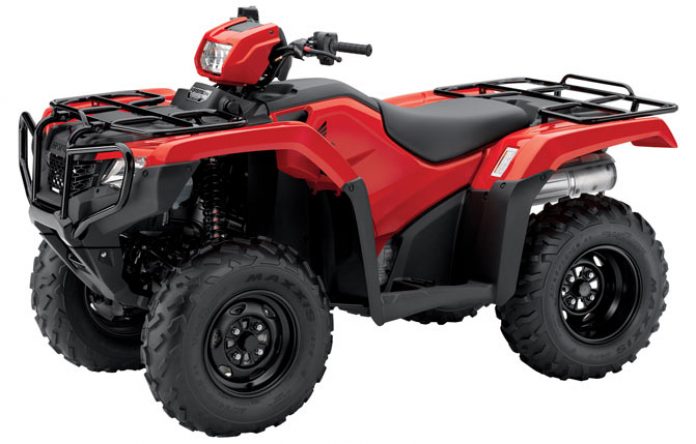 2017 honda foreman 44 vs honda rancher 44 by the numbers, Honda Foreman Studio Red