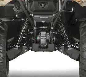 2017 honda rincon vs yamaha grizzly eps by the numbers, 2017 Yamaha Grizzly EPS Suspension
