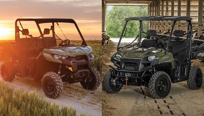 2017 can am defender hd5 vs polaris ranger 570 by the numbers