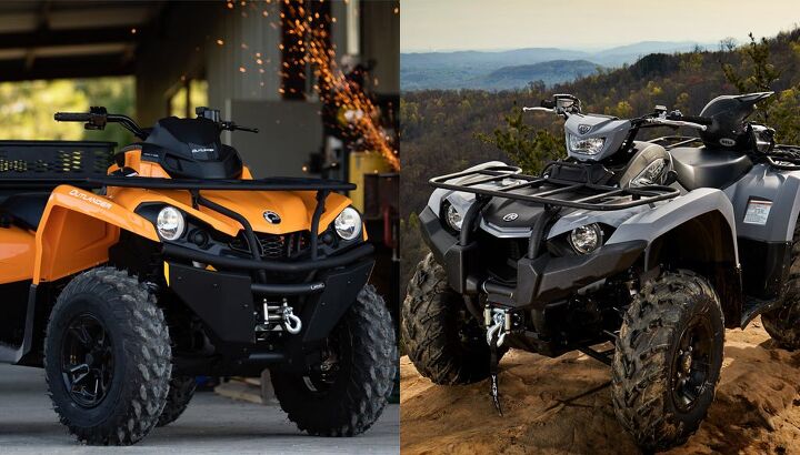 2018 yamaha kodiak 450 eps vs can am outlander 450 dps by the numbers