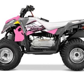 2018 polaris outlaw 110 vs honda trx90x by the numbers, 2018 Polaris Outlaw 110 Pink