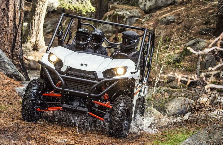 2018 yamaha wolverine x4 vs 2018 kawasaki teryx4 by the numbers, 2018 Kawasaki Teryx4 Front