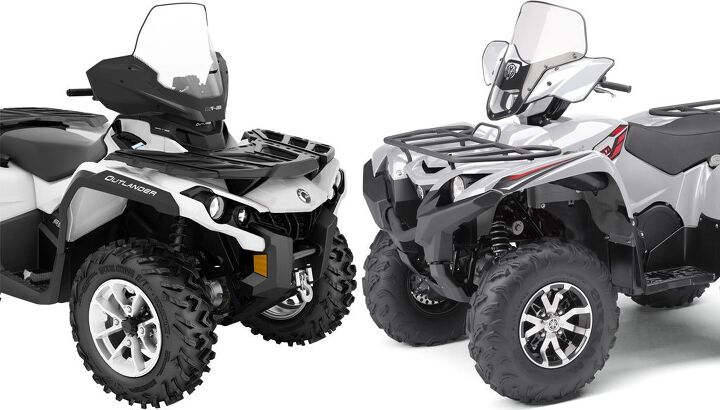 2018 yamaha grizzly eps le vs can am outlander north edition 650 by the numbers