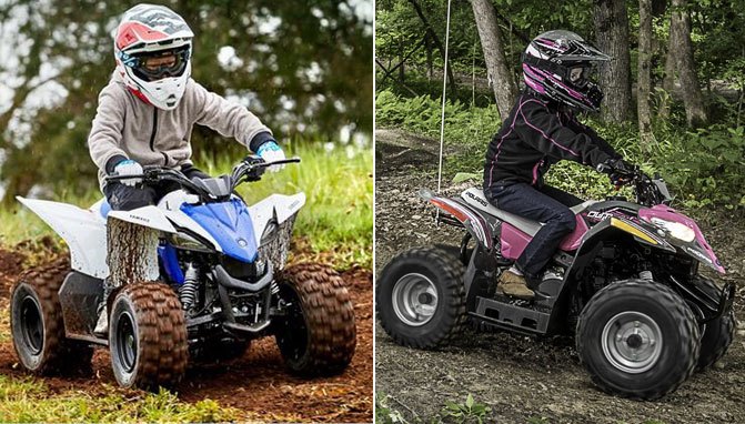 2018 Yamaha YFZ50 vs. 2018 Polaris Outlaw 50: By the Numbers