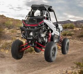 2018 polaris rzr rs1 vs polaris ace 900 xc by the numbers, 2018 Polaris RZR RS1 Action Rear Red Bull Global Rallycross