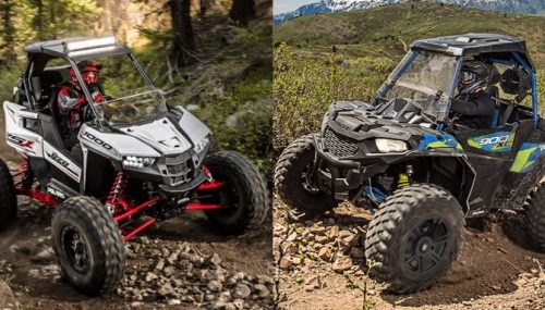 2018 polaris rzr rs1 vs 1990 honda pilot fl400 by the numbers