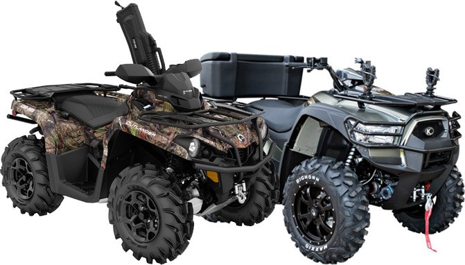 2018 can am outlander 570 mossy oak vs kymco mxu 700i le hunter by the numbers