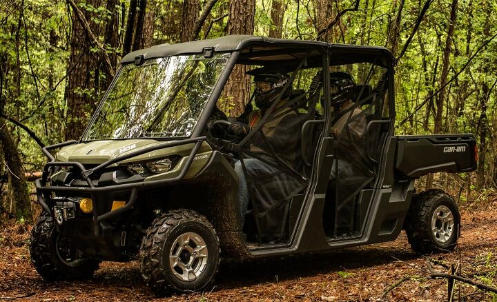 2019 polaris ranger crew xp 1000 vs can am defender max dps hd10 by the numbers, Can Am Defender DPS MAX Action