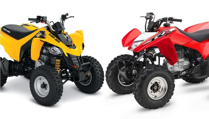 2018 can am ds 250 vs honda trx250x by the numbers