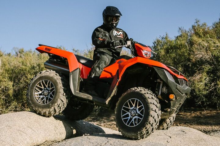 2019 suzuki kingquad 750 axi eps vs yamaha grizzly eps by the numbers, 2019 Suzuki KingQuad 750 AXi 1