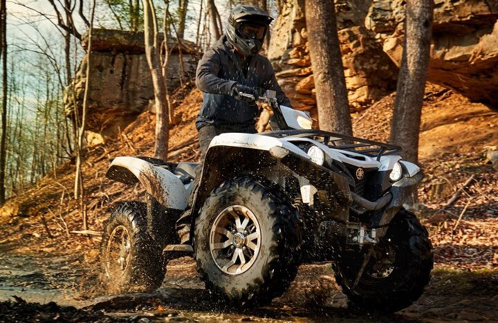 2019 suzuki kingquad 750 axi eps vs yamaha grizzly eps by the numbers, 2018 Yamaha Grizzly EPS 2