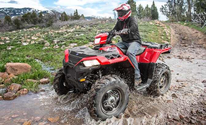 2019 polaris sportsman 850 vs can am outlander 850 by the numbers, 2019 Polaris Sportsman 850 Action