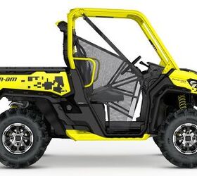 2019 polaris ranger xp 1000 eps high lifter edition vs can am defender x mr by the, 2019 Can Am Defender X Yellow Profile