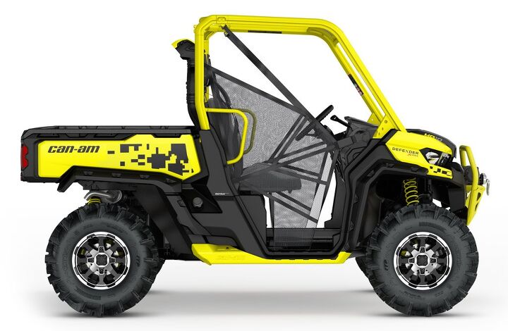 2019 polaris ranger xp 1000 eps high lifter edition vs can am defender x mr by the, 2019 Can Am Defender X Yellow Profile