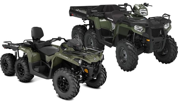 2019 Can-Am Outlander MAX 6×6 DPS 450 vs. Polaris Sportsman 6×6 570 Big Boss: By the Numbers