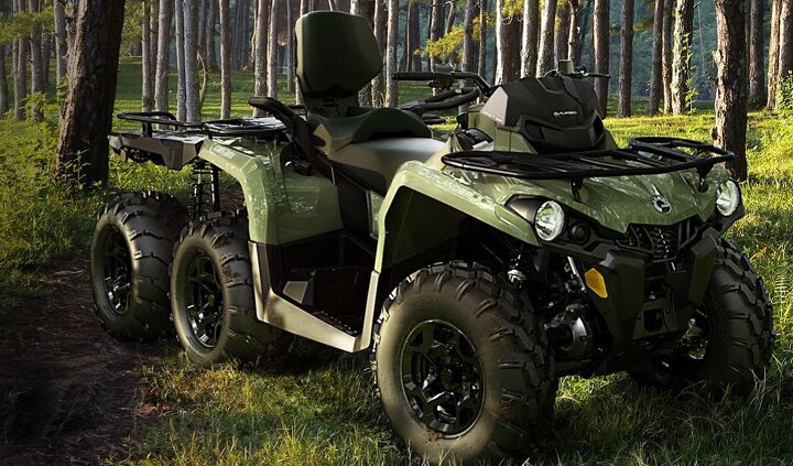 2019 can am outlander max 66 dps 450 vs polaris sportsman 66 570 big boss by the, Can Am Outlander MAX 6x6 450 Exterior