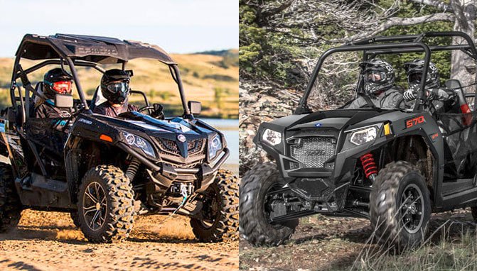 2019 polaris rzr 570 eps vs cfmoto zforce 500 trail by the numbers