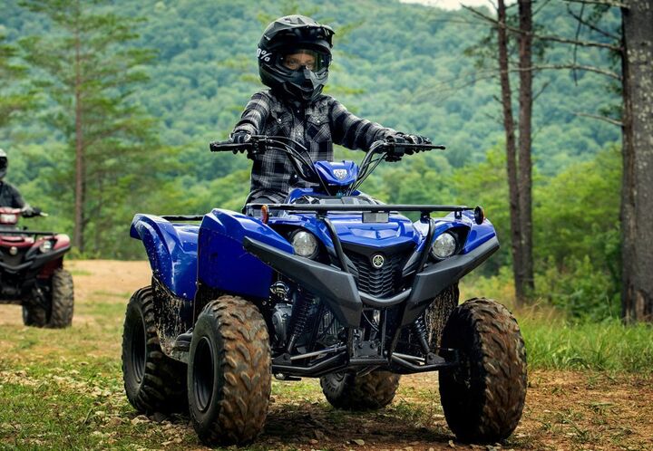 2019 yamaha grizzly 90 vs polaris sportsman 110 by the numbers, 2019 Yamaha Grizzly 90 Action