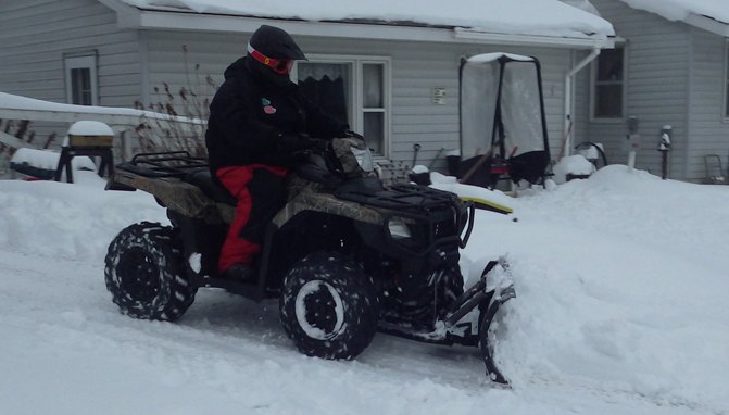 best snow plows for your atv or utv