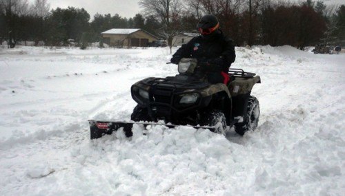 best snow plows for your atv or utv