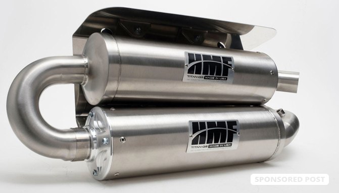 hmf exhaust titan qs series approved by nature