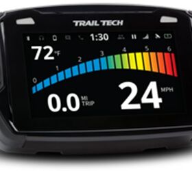 trail tech voyager pro atv gps keeps you on the right path, Trail Tech