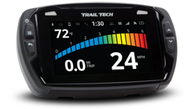 trail tech voyager pro atv gps keeps you on the right path, Trail Tech