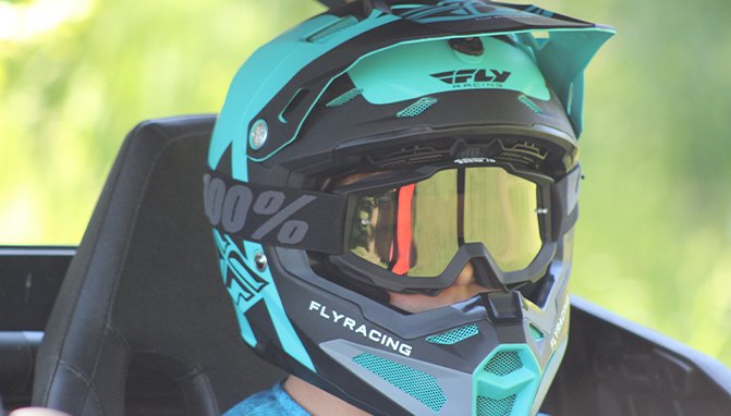 Dust, Mud and the Fly Racing Formula Carbon Fiber Helmet