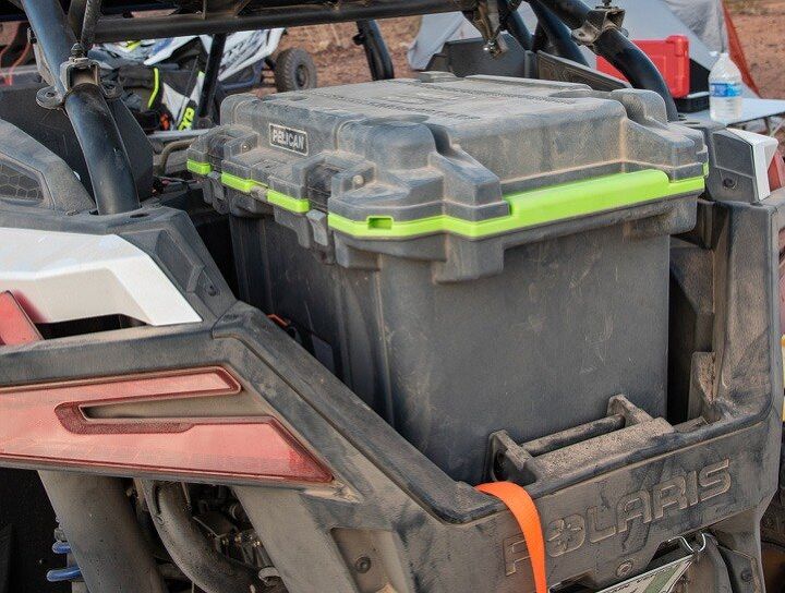 how to build an atv camping kit, Pelican Cooler