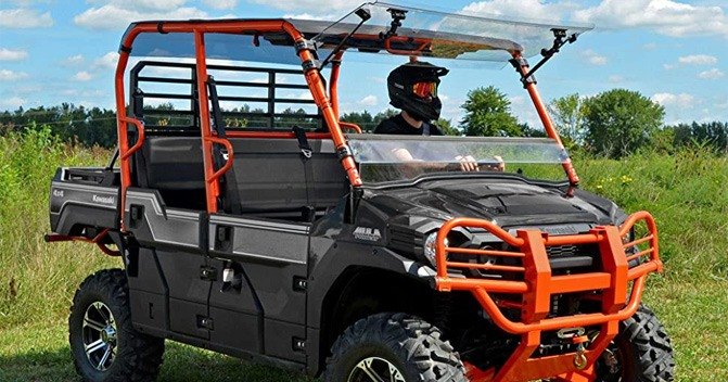 best kawasaki mule windshield options