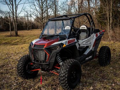 Super ATV Scratch-Resistant Vented Windshield