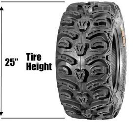best 25x10x12 atv tires you can buy, tire size