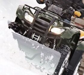 KFI 50 ATV Snow Plow Kit Poly-Flex Blade - for Polaris Honda Arctic Cat John Deere Black