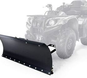 KFI 50 ATV Snow Plow Kit Poly-Flex Blade - for Polaris Honda Arctic Cat John Deere Black