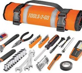 Trailside Repair Ready: Tools-2-Go 83-Piece Roll-Up Tool Pouch