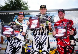 wienen earns overall win at red bud atv mx, Creamer Wienen and Upperman on the podium