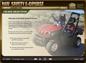 ROHVA Offers Free On-Line Course for Off-Road Vehicles