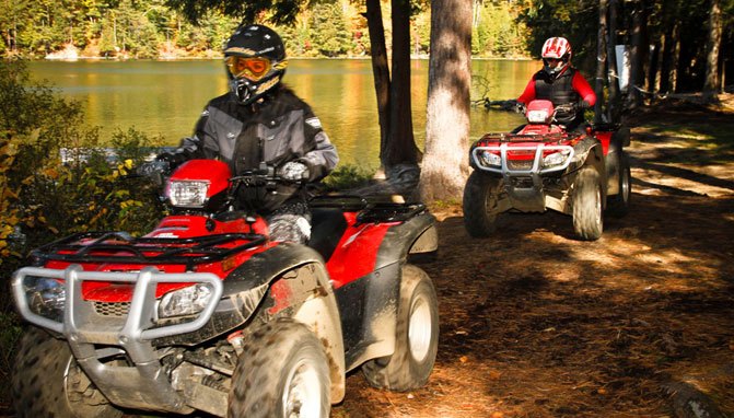 fall atv riding in ontario s near north