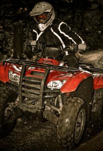 fall atv riding in ontario s near north, It was easy to find places to get a little dirty