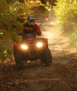fall atv riding in ontario s near north, Wide and varied trails for high speed fun were also in abundance