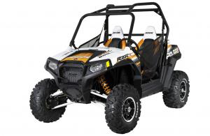 2012 polaris limited edition atvs and side by sides, 2012 Polaris Ranger RZR S 800 White Orange Madness